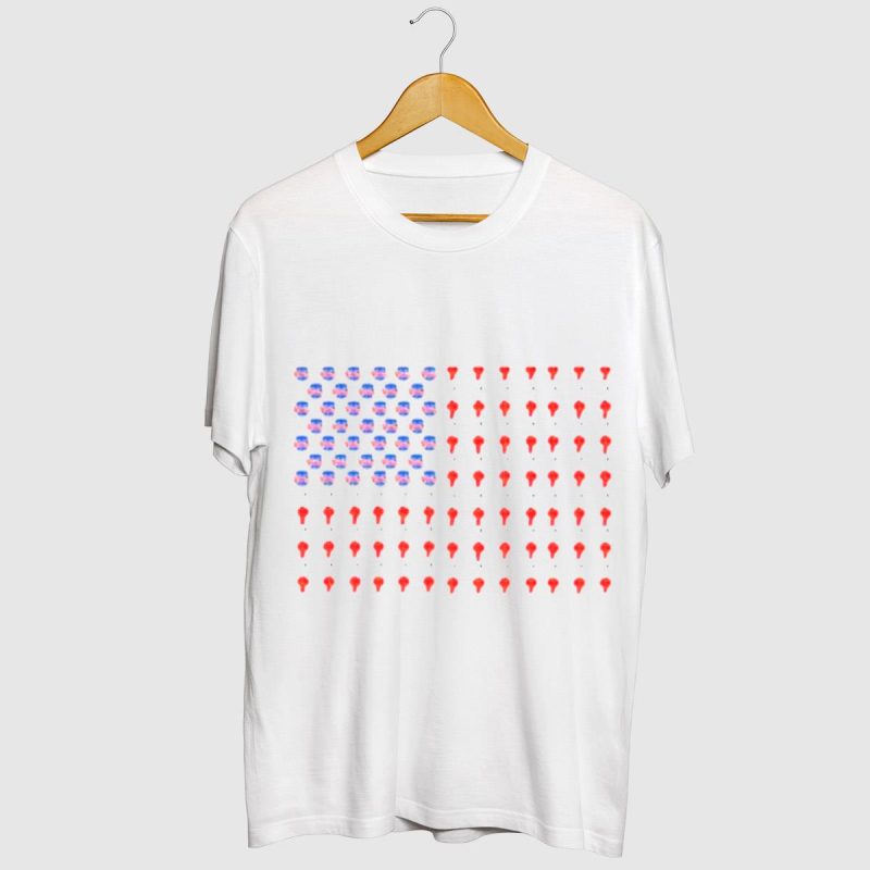 Patriotic Philadelphia Phillies USA Flag T-Shirt - Baseball Fan Apparel - Image 2