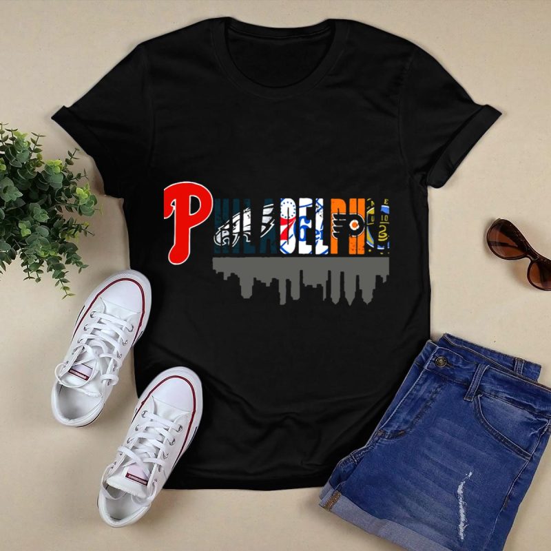 Philadelphia Sports Teams T-Shirt – Eagles, 76ers, Flyers, Union, Phillies Fan Gear - Image 5