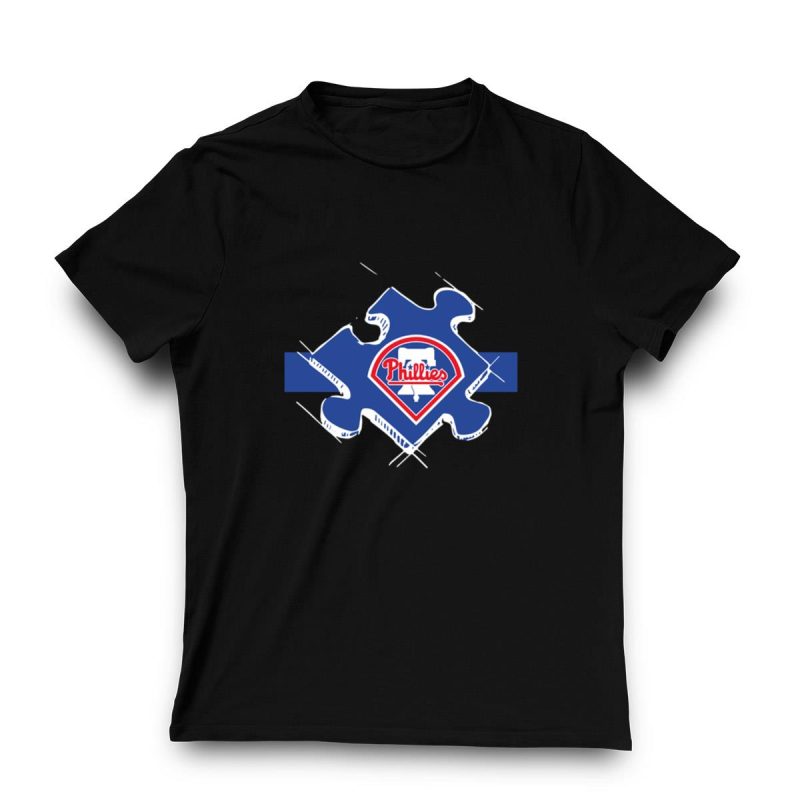 Philadelphia Phillies Autism Awareness T-Shirt - Supportive & Stylish - Image 3