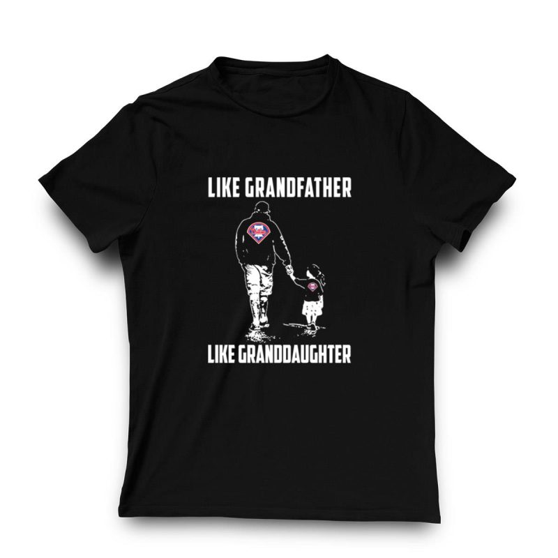 Matching Philadelphia Phillies T-Shirts for Grandfather and Granddaughter - Image 3