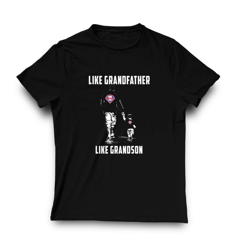 Matching Philadelphia Phillies T-Shirts for Grandfather and Grandson - Image 3