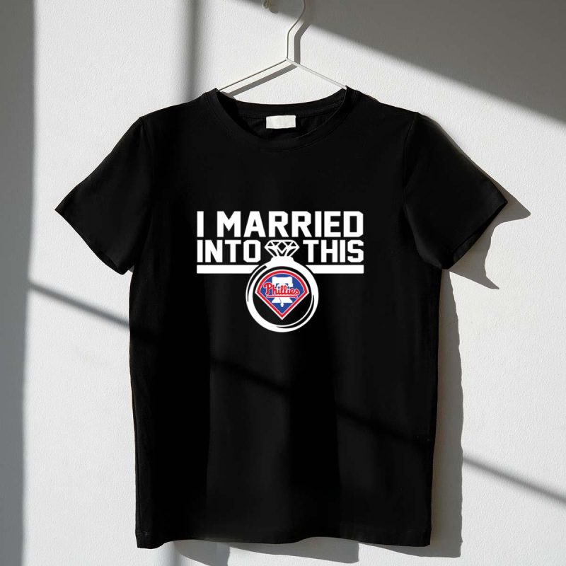 Philadelphia Phillies 'I Married Into This' Fan T-Shirt for Women