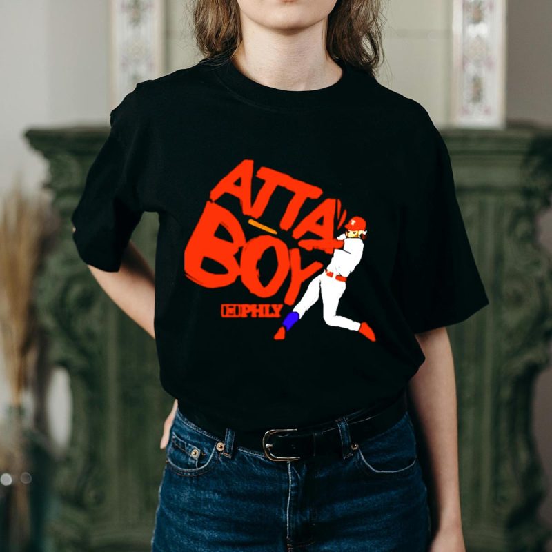 Bryce Harper Phillies Atta Boy Baseball T-Shirt for True Fans - Image 2
