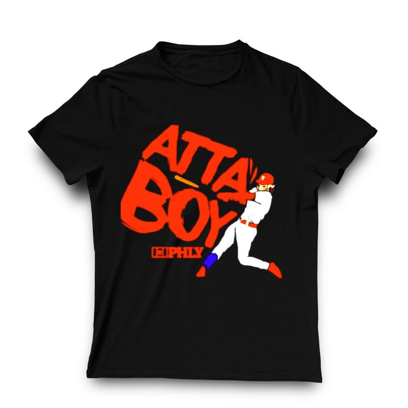 Bryce Harper Phillies Atta Boy Baseball T-Shirt for True Fans - Image 3
