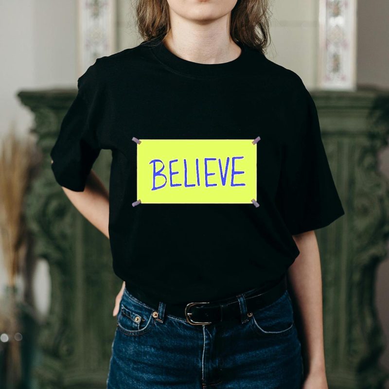 Phillies Believe Ted Yellow Sign T-Shirt - Ideal for Loyal Fans! - Image 2