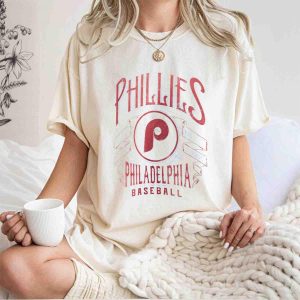 Vintage Phillies Est 1883 National League Baseball Fan T-Shirt