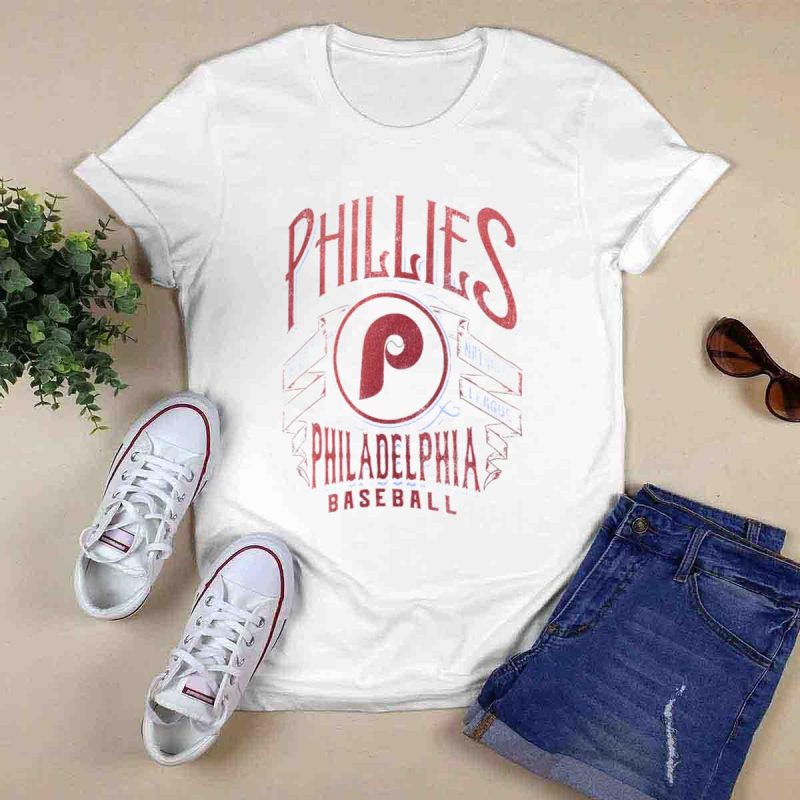 Vintage Phillies Est 1883 National League Baseball Fan T-Shirt - Image 6