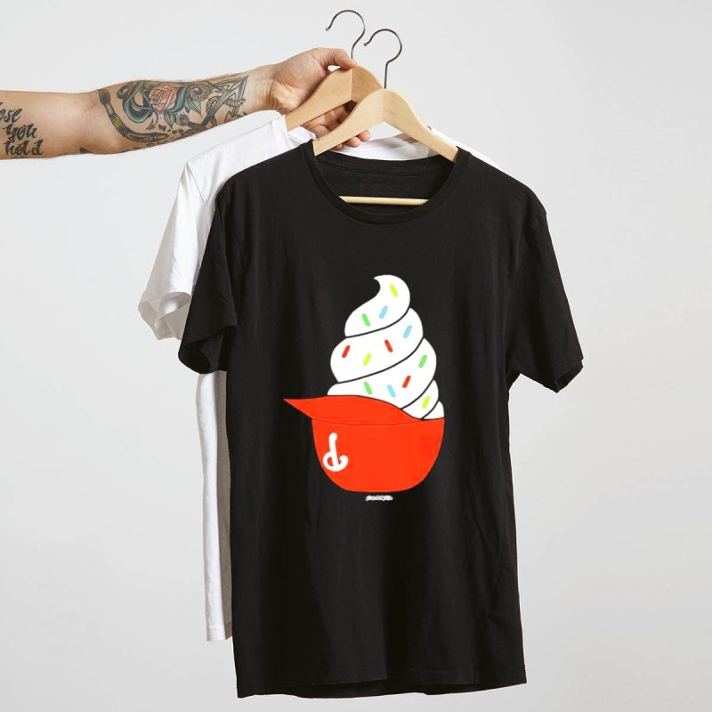 Colorful Phillies Ice Cream Helmet Swirl T-Shirt with Sprinkles - Image 4