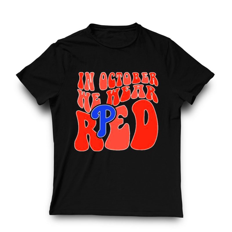 Phillies Red October T-Shirt - Celebrate Team Spirit This Fall - Image 3