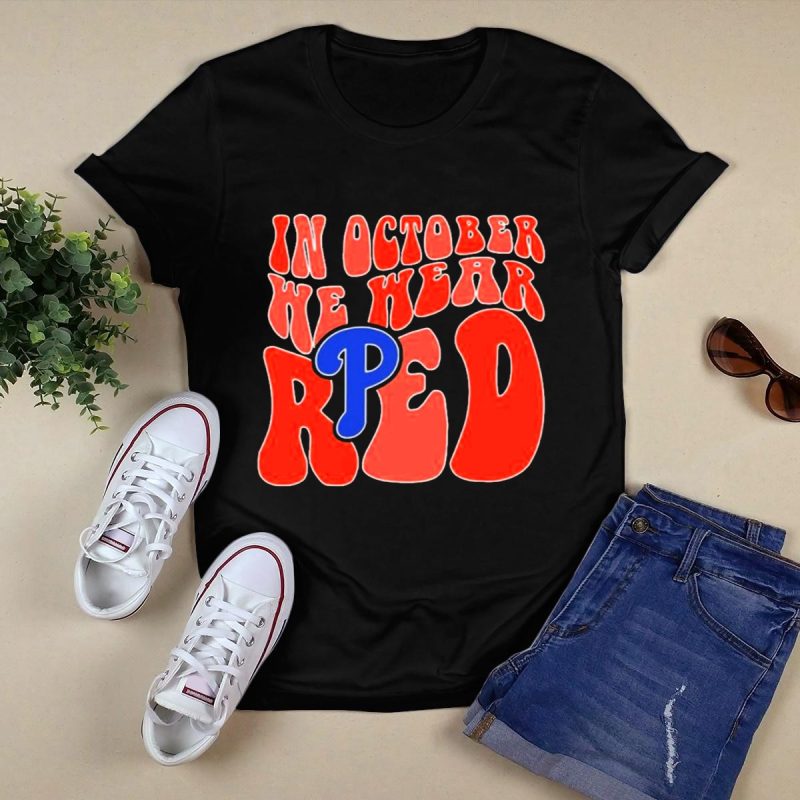 Phillies Red October T-Shirt - Celebrate Team Spirit This Fall - Image 5