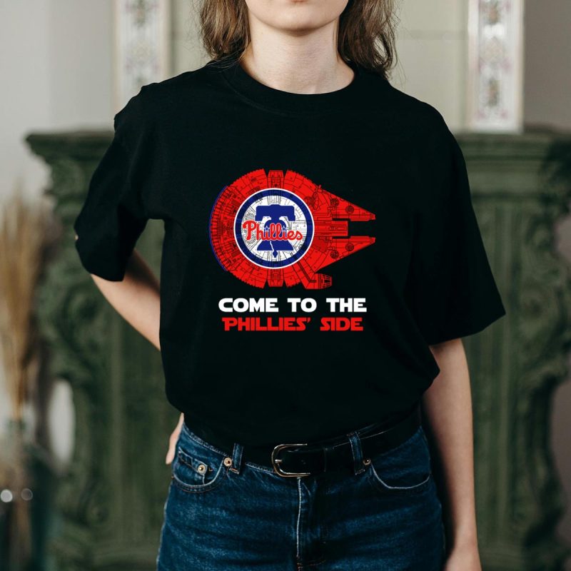 Phillies Millennium Falcon Graphic T-Shirt - Join the Phillies Adventure! - Image 2