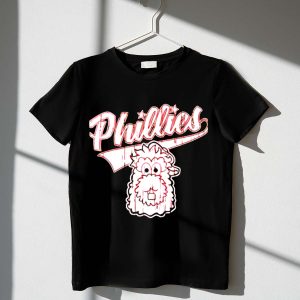 Phillies Phanatic Cartoon Head T-Shirt - Fun Baseball Fan Tee