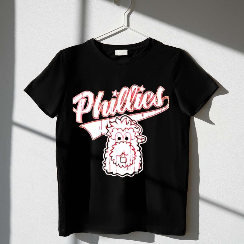 Phillies Phanatic Cartoon Head T-Shirt - Fun Baseball Fan Tee