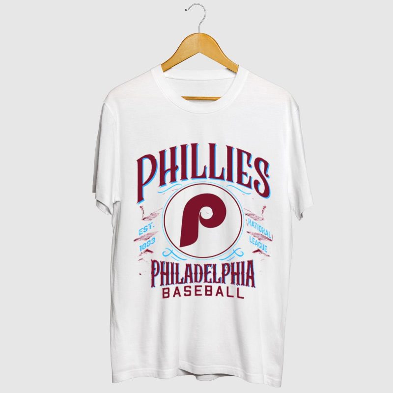 Philadelphia Phillies Est 1883 Baseball T-Shirt for Fans - Image 2