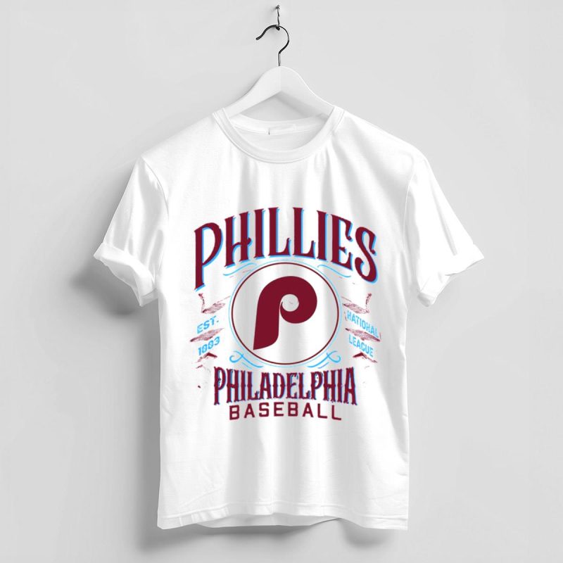 Philadelphia Phillies Est 1883 Baseball T-Shirt for Fans - Image 4