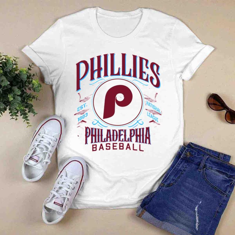 Philadelphia Phillies Est 1883 Baseball T-Shirt for Fans - Image 6