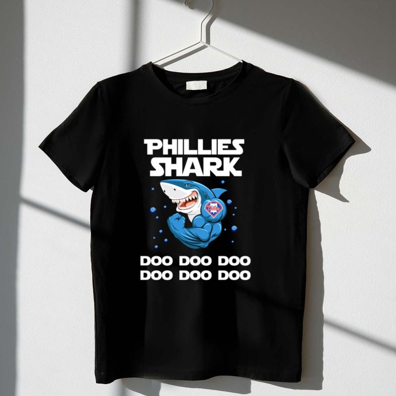 Philadelphia Phillies Shark Doo Doo Doo T-Shirt | MLB Fan Gear