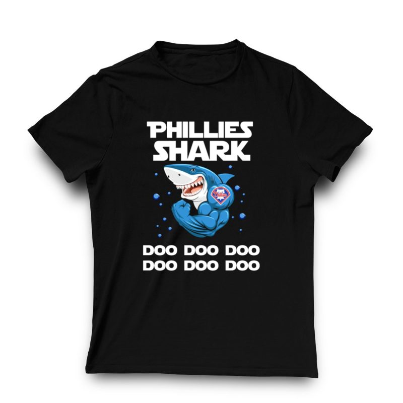 Philadelphia Phillies Shark Doo Doo Doo T-Shirt | MLB Fan Gear - Image 3