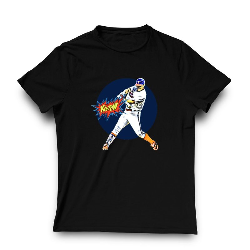 Jim Thome Ka Pow Homer Phillies T-Shirt - Vintage Slugger Graphic Tee - Image 3