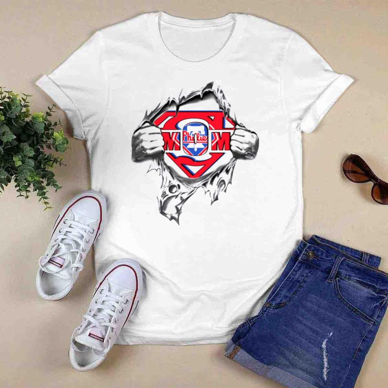 Phillies Superman Logo Torn Open T-Shirt - Trendy Fan Gear for Supporters - Image 6