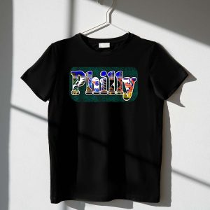 Philly Sports Cityscape T-Shirt for Eagles, Sixers, Flyers, and Phillies Fans