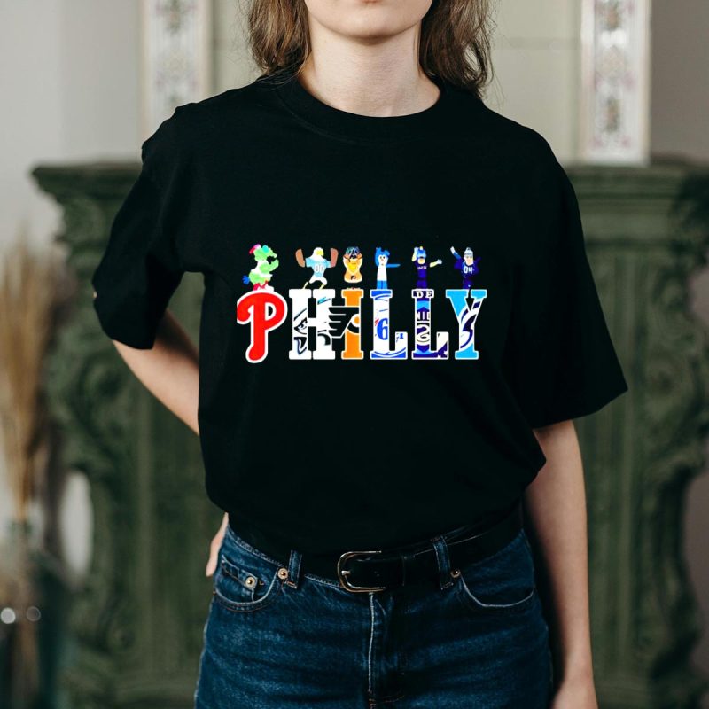 Philly Sports Mascots T-Shirt - Celebrate Phillies, Eagles, Flyers & 76ers - Image 2