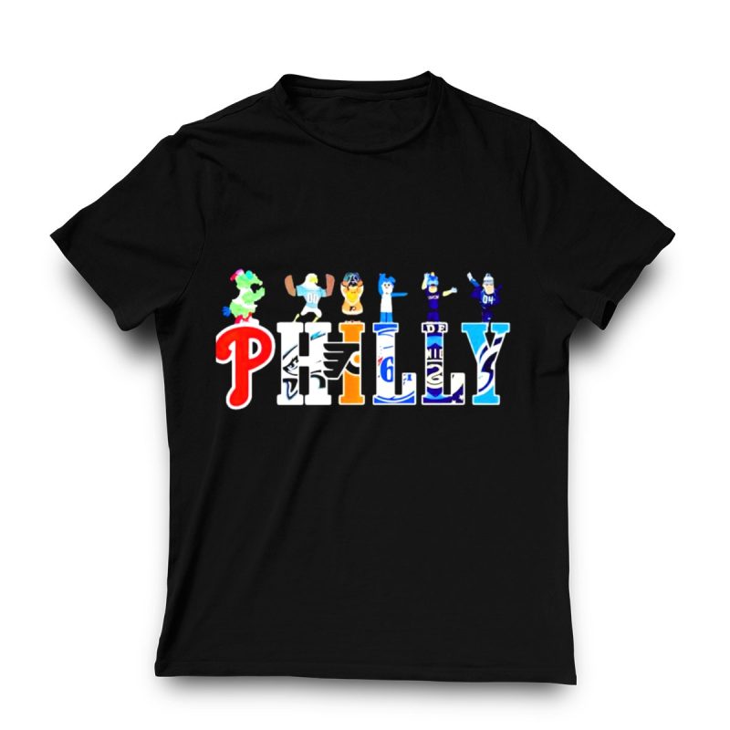 Philly Sports Mascots T-Shirt - Celebrate Phillies, Eagles, Flyers & 76ers - Image 3