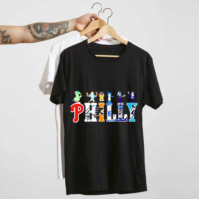 Philly Sports Mascots T-Shirt - Celebrate Phillies, Eagles, Flyers & 76ers - Image 4