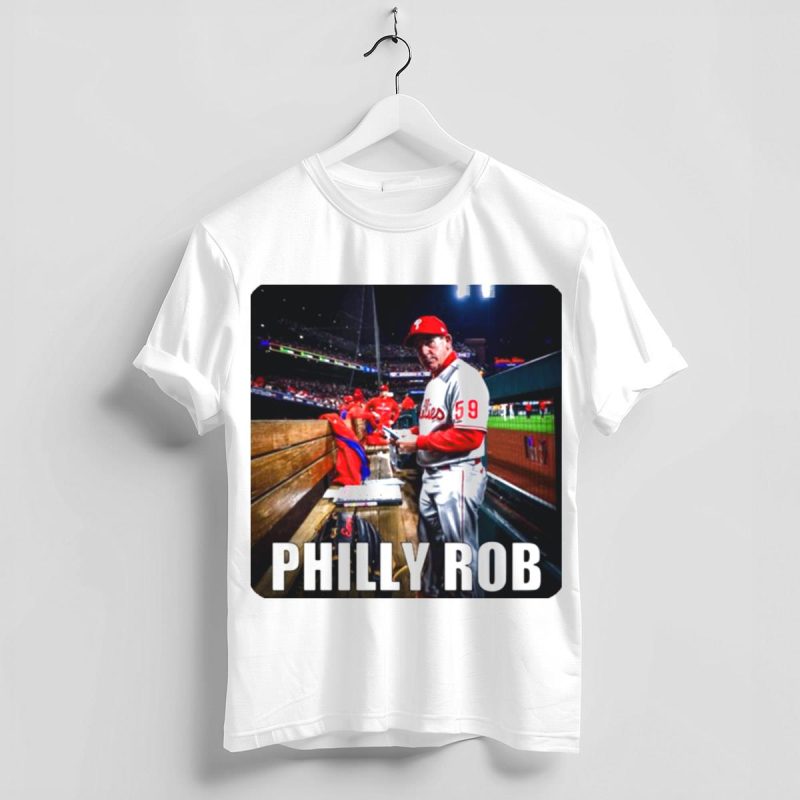 Philadelphia Phillies Dugout Scene T-Shirt for Baseball Fans - Image 4