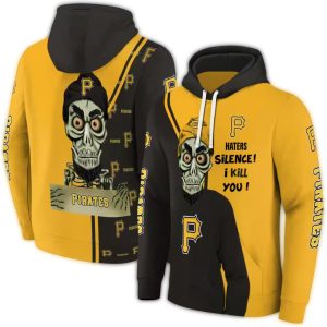 Pittsburgh Pirates Achmed Skull All Over Print Hoodie