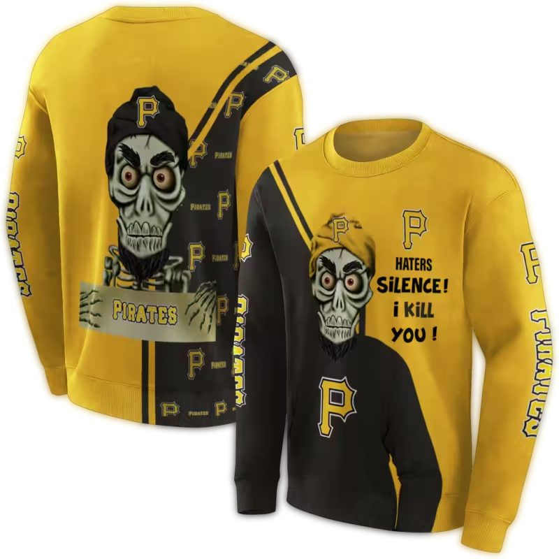 Pittsburgh Pirates Achmed Skull AOP Sweatshirt 1