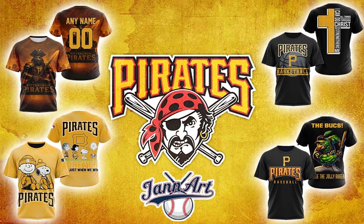 Pittsburgh Pirates All Over Print T Shirt