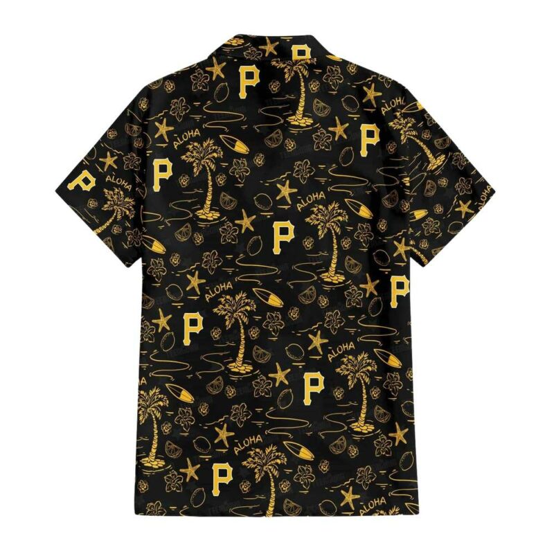 Pittsburgh Pirates Graphic Aloha Hawaiian Shirt for Men and Women - Image 2