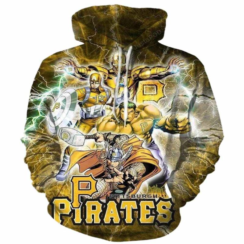Pittsburgh Pirates Avenger Graphic Printed Unisex Hoodie