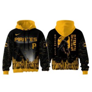 Pittsburgh Pirates Batman Graphic Printed Unisex Game Night Hoodie