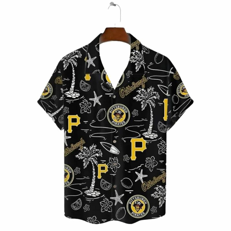 Pittsburgh Pirates Graphic Aloha Hawaiian Shirt for Men and Women - Image 2