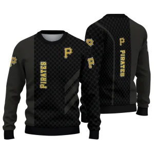 Pittsburgh Pirates Circles Mesh Ugly Christmas Sweater For Fans