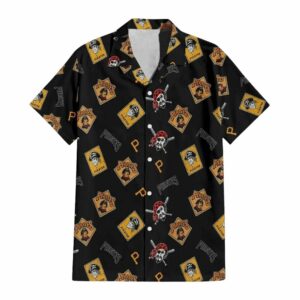 Pittsburgh Pirates Graphic Printed Aloha Shirt for Men and Women