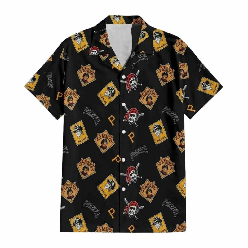 Pittsburgh Pirates Graphic Printed Aloha Shirt for Men and Women