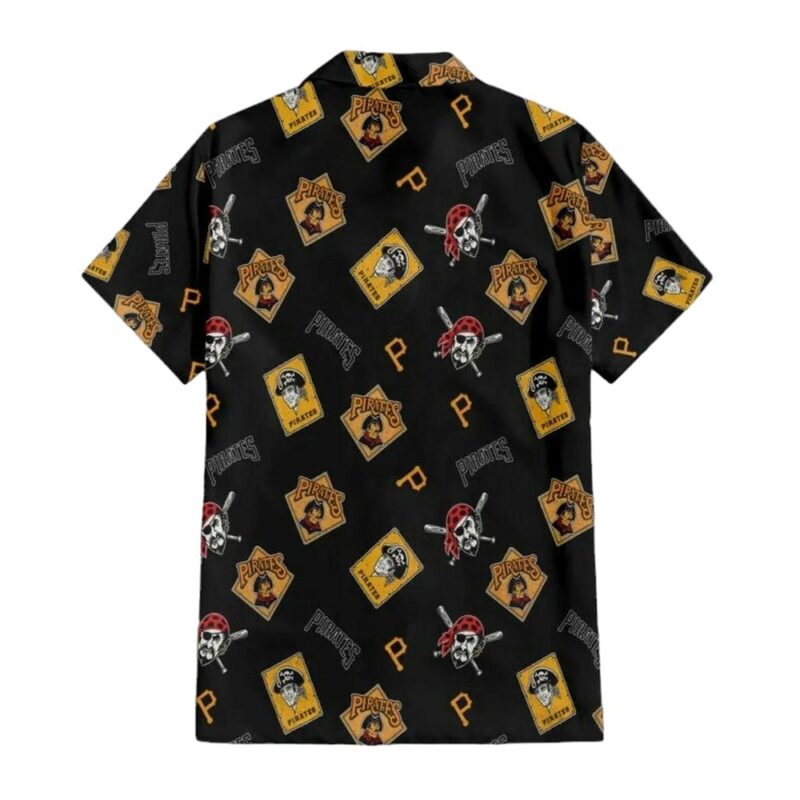 Pittsburgh Pirates Graphic Printed Aloha Shirt for Men and Women - Image 2
