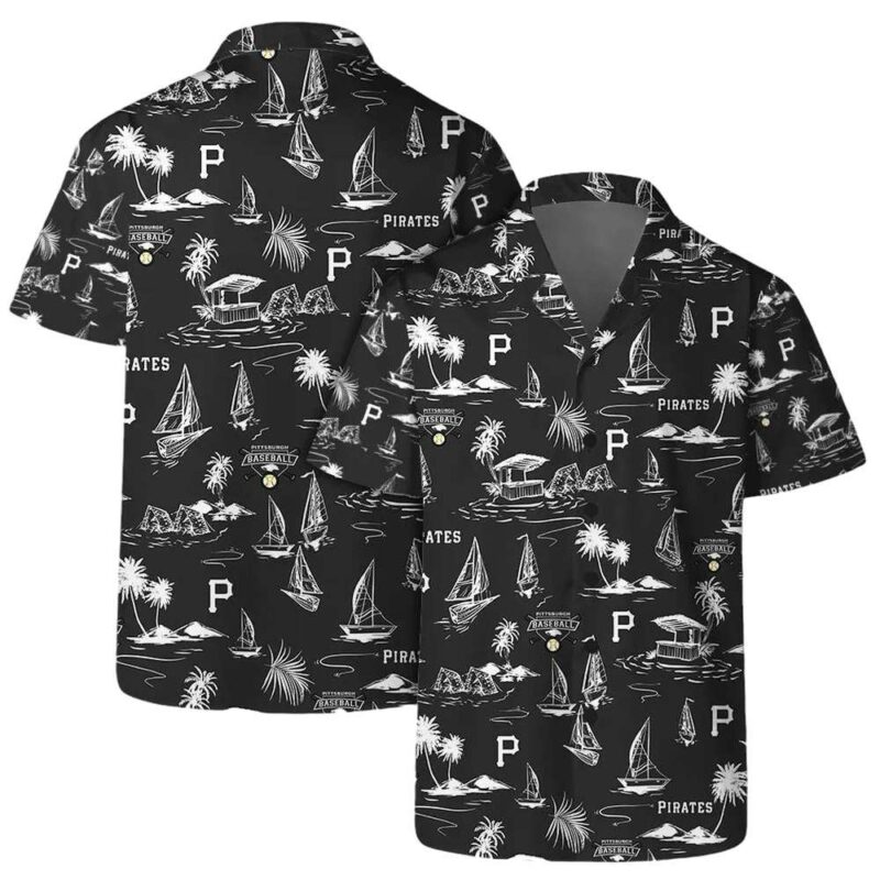 Pittsburgh Pirates Unisex Aloha Hawaiian Shirt - Coastal Sailing Graphic