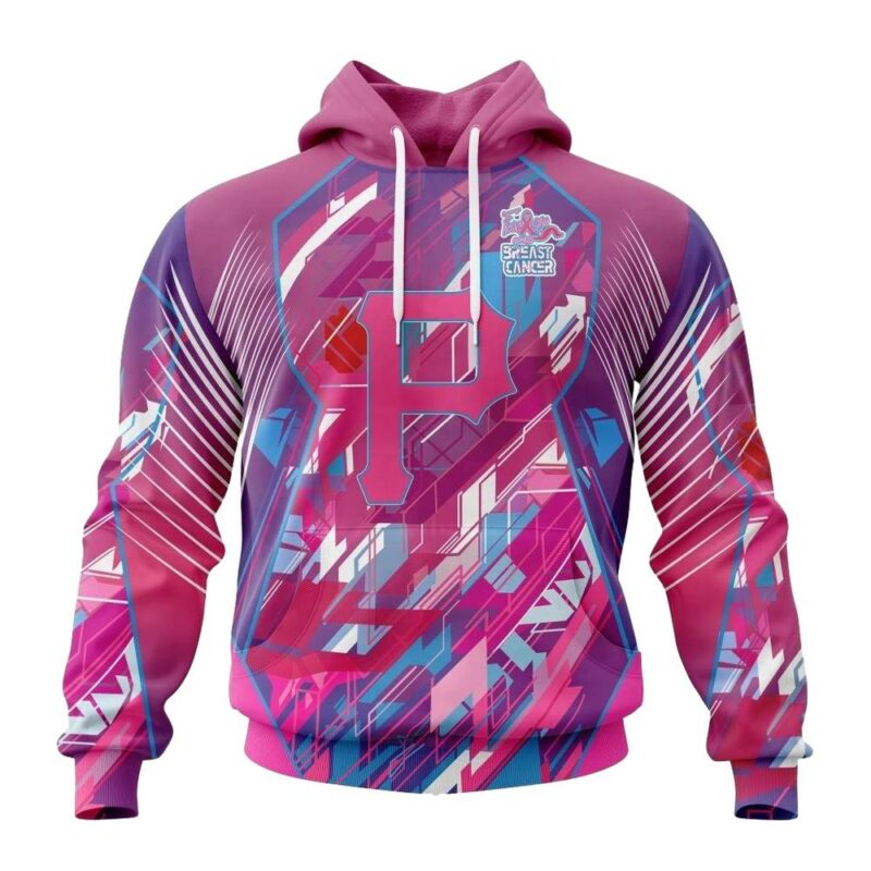 Pittsburgh Pirates Fearless Against Breast Cancer Unisex Graphic Hoodie