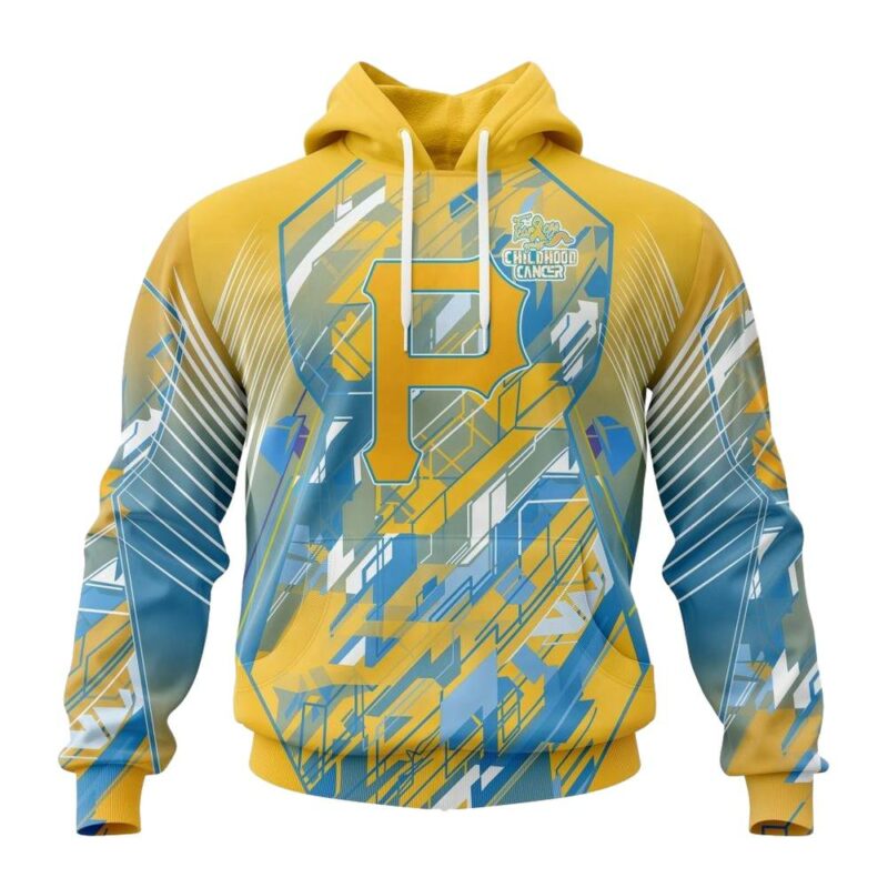 Pittsburgh Pirates Fearless Against Childhood Cancer Unisex Graphic Hoodie - Image 2