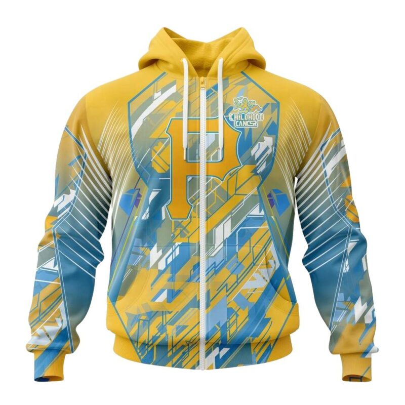 Pittsburgh Pirates Fearless Against Childhood Cancer Unisex Graphic Hoodie - Image 3