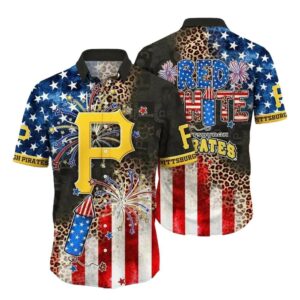 Pittsburgh Pirates 4th of July Aloha Shirt - Unisex Graphic Tee