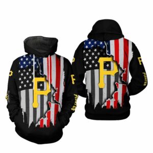 Pittsburgh Pirates All Over Print Hoodie - Unisex Graphic Sweatshirt Gift