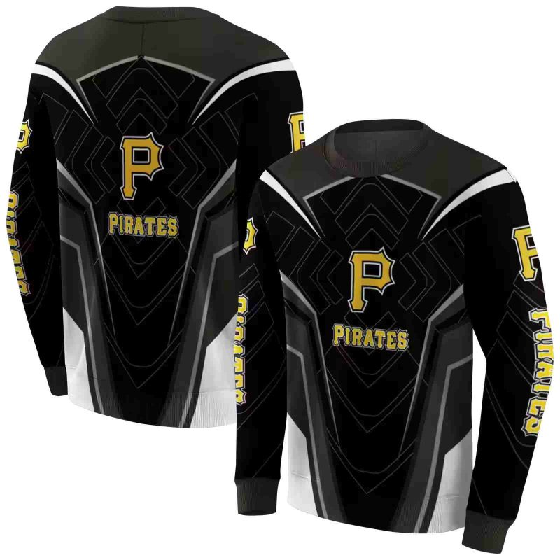 Pittsburgh Pirates Futuristic Pattern AOP Sweatshirt 1