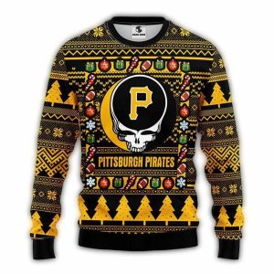 Pittsburgh Pirates Grateful Dead Holiday Sweatshirt for Fans
