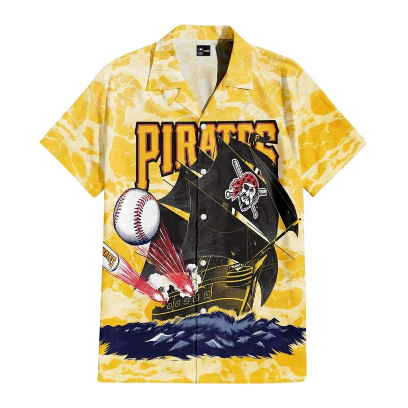 Pittsburgh Pirates High Seas Raider Graphic Aloha Shirt for Men & Women