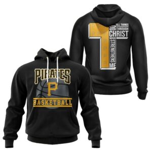 Pittsburgh Pirates Graphic Hoodie - "I Can Do All Things" Unisex Sweatshirt